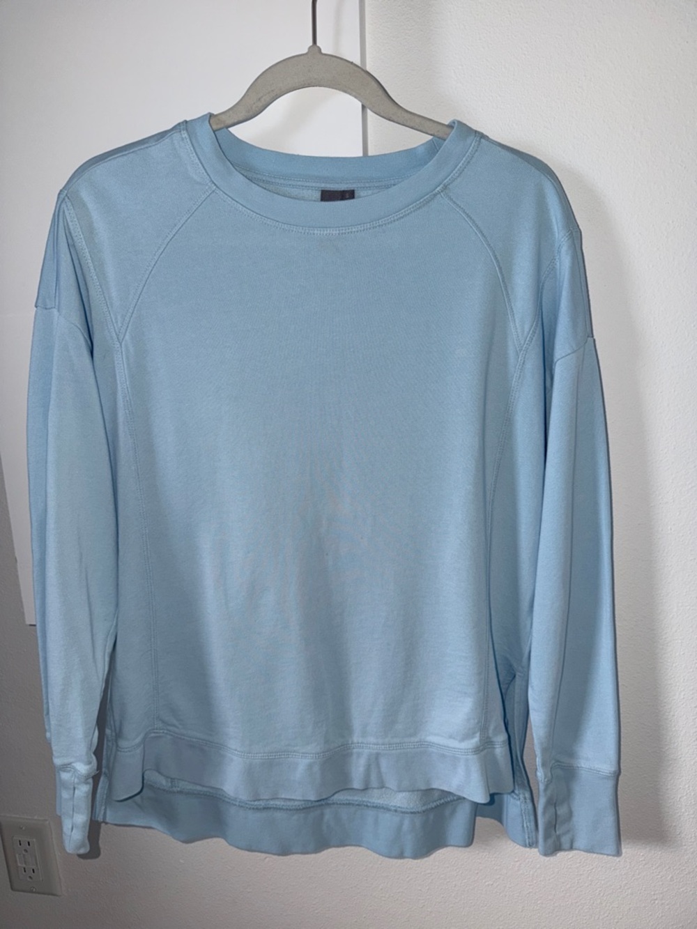 Sweaty Beatty Light  Blue Crewneck Sweatshirt